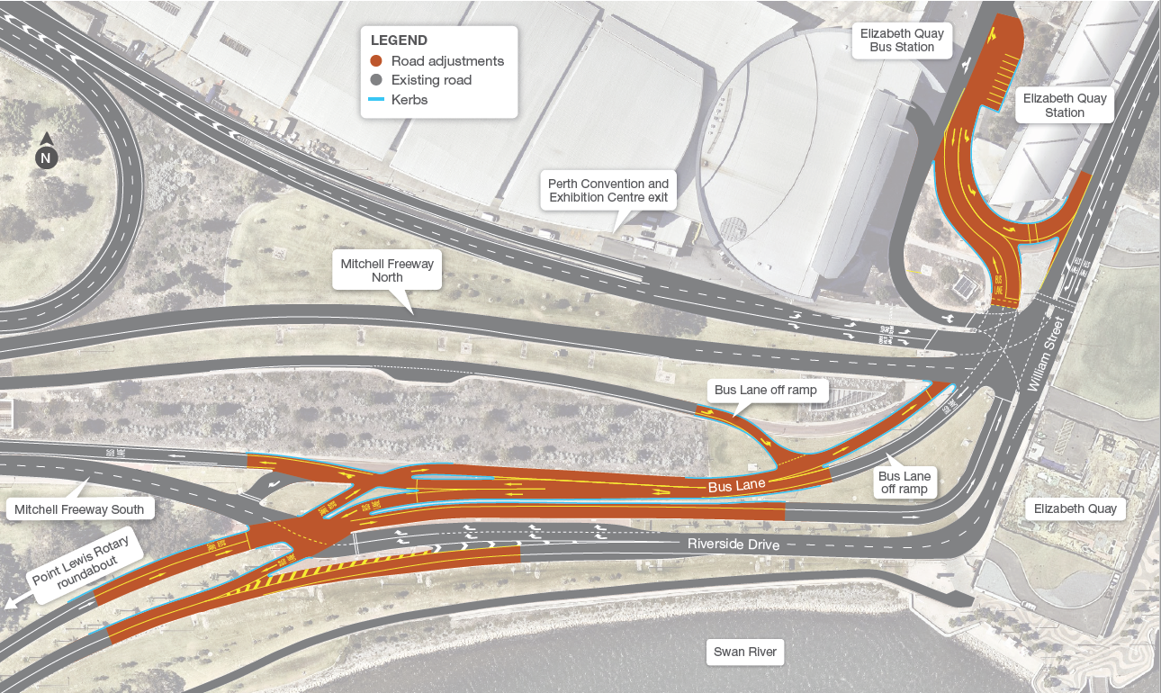 Bus Priority Lanes Riverside Drive